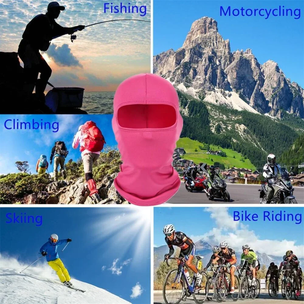 Thin Balaclava Ski Mask Breathable Lightweight Sun UV Protection for Outdoor